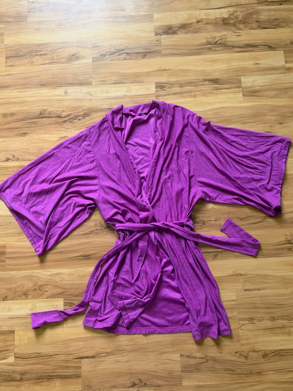 Beyond Yoga Purple Robe with Self Tie